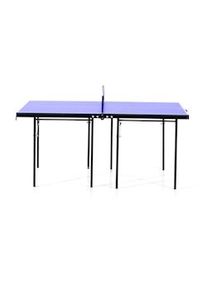 HOMCOM Tavolo da Ping Pong Pieghevole Legno e Acciaio Blu e Nero