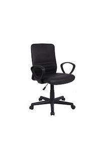 Sedia da ufficio NN H8522L, mesh/polipropilene/nylon, 65x65x1077 cm, 5 ruote con freno, schienale alto, regolazione altezza del sedile, nera