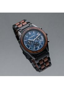 Holzkern; Wood Watch Space Dust (Walnut/Marble), Men, Natural wood