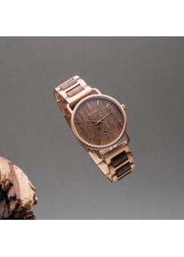 Holzkern Women's Watch Belvue Rose Gold & Walnut Wood
