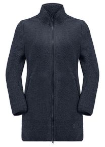 Jack Wolfskin Damski płaszcz polarowy High Curl Coat Women XS blue