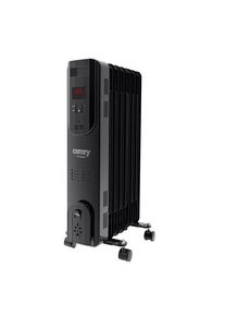 Calorifer electric cu ulei Camry CR7812, 1500W, 7 elementi, Telecomanda, Display LED (Negru)