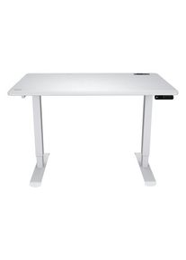 Birou Gaming Electric Cougar Royal 120 Mossa, inaltime reglabila (Alb)