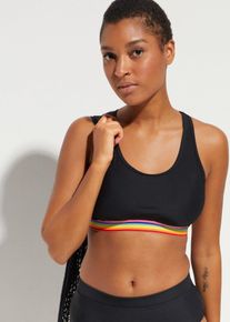 Haut de maillot brassière maintien léger - noir - taille 50 - bonprix