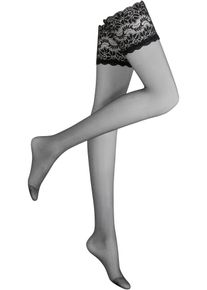 Bas jarretelles 20den - noir - taille 38/40 (S) - bonprix