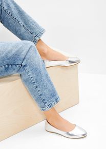 Ballerines - argent - taille 36 - Vegan - bonprix