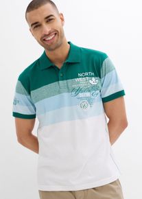 Polo manches courtes en jersey 100% coton - pétrole - taille 56/58 (XL) - 100% coton - bonprix