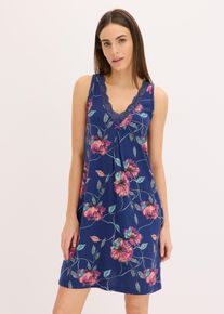 Nattkjole med viskose, blå, størrelse 32/34 (XS), bonprix