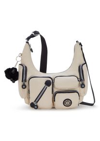 Kipling Dames Schoudertas 'Etsu' beige / zwart One Size