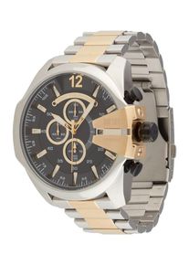 Diesel Montre à affichage analogique 'MEGA CHIEF' Homme argent taille One Size