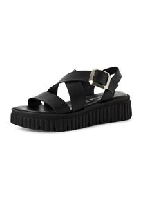 Tamaris Sandale Damen schwarz Größe 41 Unifarben