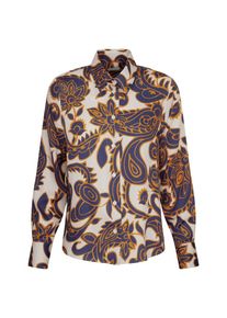 Seidensticker Bluse 'Schwarze Rose' Damen hellbeige / marine / gelb Größe XS