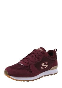 Skechers Dames Sneakers laag 'Gold'n Gurl' beige / donkerrood 36
