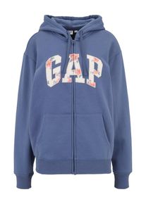 GAP Tall Dames Sweatshirt 'HERITAGE' saffier / pink / lichtrood / wit M