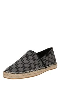K by KARL LAGERFELD Karl Lagerfeld Espadryle dla mężczyzn szary / czarny Rozmiar 40