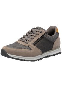 Rieker Heren Sneakers laag camel / grijs / taupe / donkergrijs 41