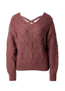 ABOUT YOU Sweter 'Hermine' dla kobiet różowy pudrowy / rdzawoczerwony Rozmiar XS