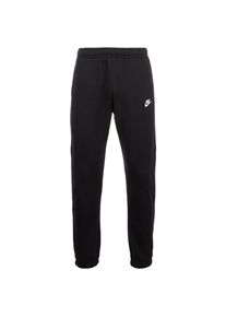 Nike Sportswear Heren Broek 'Club Fleece' zwart / wit 30-32