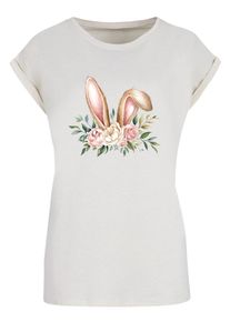 F4NT4STIC T-shirt 'Blu Osterhasen Ohren Dekor' Femme beige taille XXL