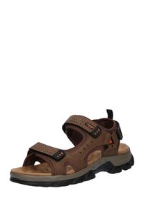 Dockers by Gerli Heren Sandalen bruin / oranje / zwart 40