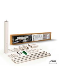 MotionBlinds Gordijnmotor en -rails - 475 cm - Wit