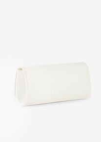Pochette effetto raso, Bianco, Taglia 11x23 cm, bonprix
