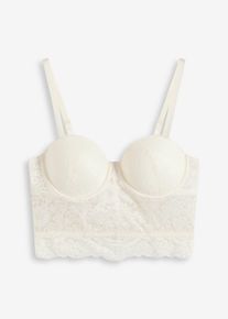 Corsetto con ferretto - Bianco - Taglia 90D - bonprix
