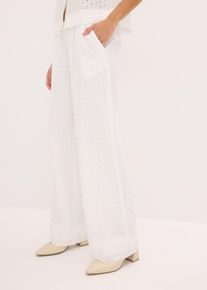 Pantaloni larghi, Bianco, Taglia 54, bonprix