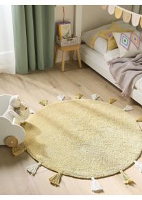 Lytte Uni,Met franjes - Moderne Vloerkleden voor Woonkamer, Slaapkamer & Eetkamer