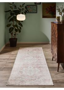 benuta Nest Chodnik Miray różowy 80x240 cm Vintage