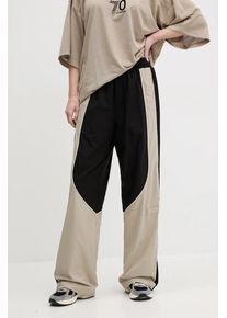 EA7 Emporio Armani pantaloni de trening femei, culoarea negru, cu imprimeu, AF14333.7X000087