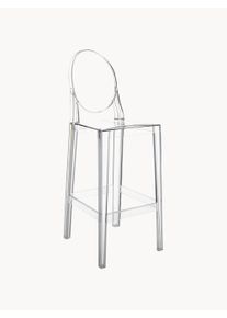 Kartell Krzesło barowe One More, 2 szt. Transparentny Tworzywo sztuczne S 38 x W 114 cm