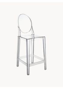 Kartell Krzesło barowe One More, 2 szt. Transparentny Tworzywo sztuczne S 38 x W 104 cm