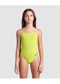 arena Swimsuit - Girls - Soft Green - Size: 14-15 - Girls' Team Swimsuit Challenge Solid