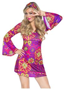 Leg Avenue Costume da sexy ragazza hippie