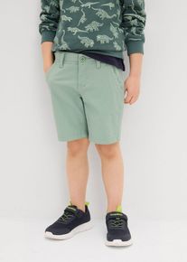 bonprix Bermuda tipo chino de corte regular, verde, 116