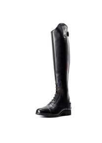 Ariat Women's Riding Boots Heritage Contour II Field Zip, Leather Riding Boots, Black