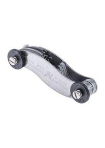 realspace Pro RS PRO Gjengestigningsmåler, Imperial / metrisk, 28 blader 6mm Stål - 3870183