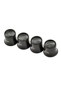 realspace Pro RS PRO Forstørrelsesglass-sett, 4 stk, 5.5x, 25mm - 1368100