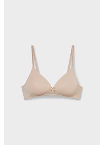 Lingerie C&A Biustonosz bez fiszbin-wyściełany, Beżowy, Rozmiar: 80 D