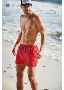 s.Oliver Heren Zwembroek in rood ,maat M (50), Witt, 100% Polyester