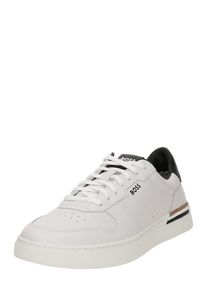 BOSS Heren Sneakers laag 'Clint' zwart / wit 40