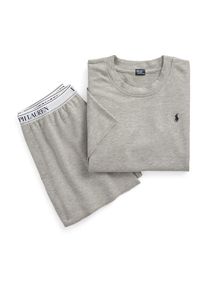 Polo Ralph Lauren Dames Pyjama ' Short Sleeve Shirt & Short Set ' grijs gemêleerd L