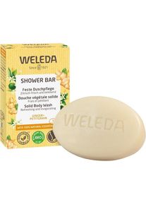 Weleda Duche Barra de duche Cuidados sólidos para o Gengibre + Petitgrain Sabão Unisex 75 g