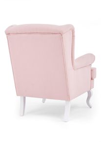 Oorfauteuil met gedraaide poten - roze - maat Onesize - bonprix