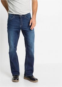 Regular fit stretch jeans bootcut - blauw - maat 60 - met katoen - bonprix