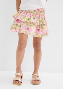 Jersey rok van biologisch katoen - paars - maat 104/110 - met katoen - bonprix