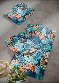 Badmat met memory foam - blauw - maat 2 (wc-mat voor hangend toilet) - bonprix