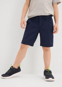 Chino bermuda regular fit - blauw - maat 110 - 100% katoen - bonprix
