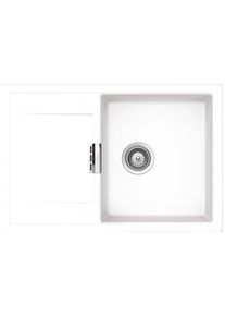 Schock Mono D-100-A Granitspüle Einbauspüle Küchenspüle Ablauffernbedienung Cristadur reversibel day